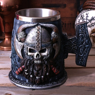 Jarra Medieval Vikinga Estilo Europeo Americano - Image 9