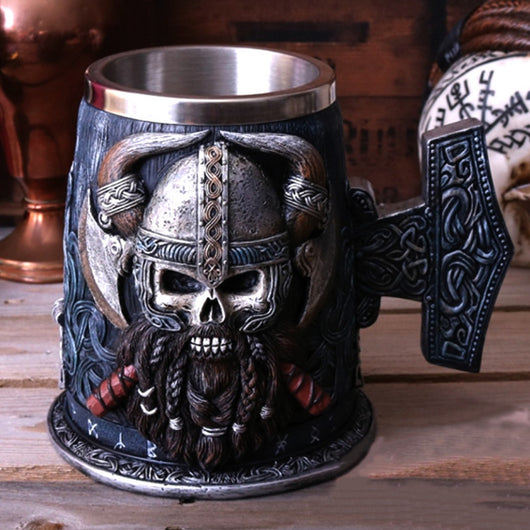 Jarra Medieval Vikinga Estilo Europeo Americano - Image 9