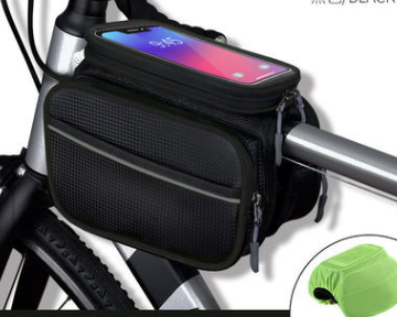 Bolsa Frontal para Cuadro de Bicicleta - Portacelular y Accesorios para Ciclismo