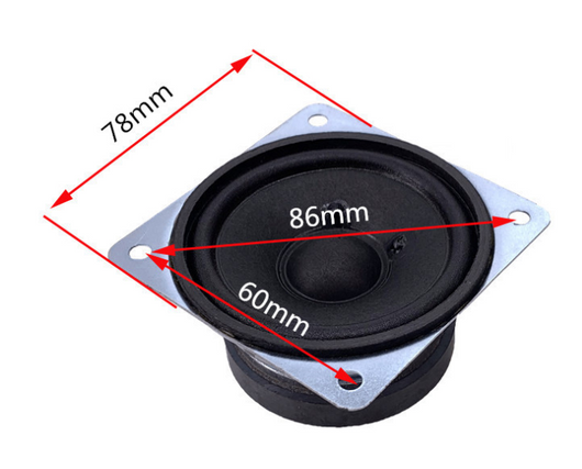 Parlante de Alta Fidelidad 3 Pulgadas - Sonido Premium para Estanterías y Proyectos DIY - Image 7