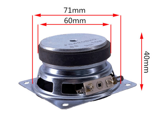Parlante de Alta Fidelidad 3 Pulgadas - Sonido Premium para Estanterías y Proyectos DIY - Image 6
