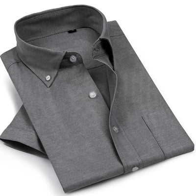 Camisa Oxford Ejecutiva de Verano para Hombre - Sin Planchado y Antiarrugas - Image 8
