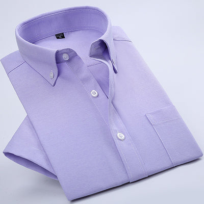 Camisa Oxford Ejecutiva de Verano para Hombre - Sin Planchado y Antiarrugas - Image 9