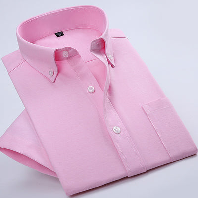 Camisa Oxford Ejecutiva de Verano para Hombre - Sin Planchado y Antiarrugas - Image 4