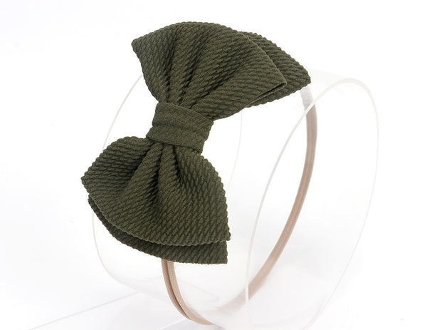 Diademas Elásticas con Moño para Bebé Niña - Image 3