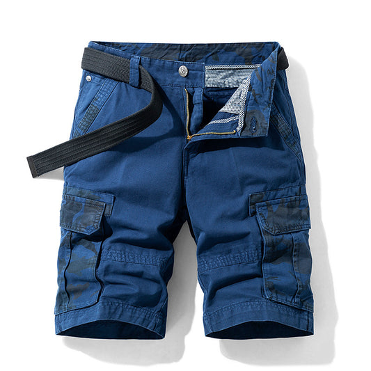 Short Overol Suelto de Cinco Bolsillos Trendy