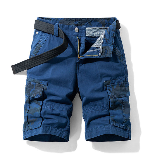 Short Overol Suelto de Cinco Bolsillos Trendy