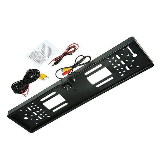 Marco Portaplaca Trasero Europeo con Cámara CCD HD - Image 9