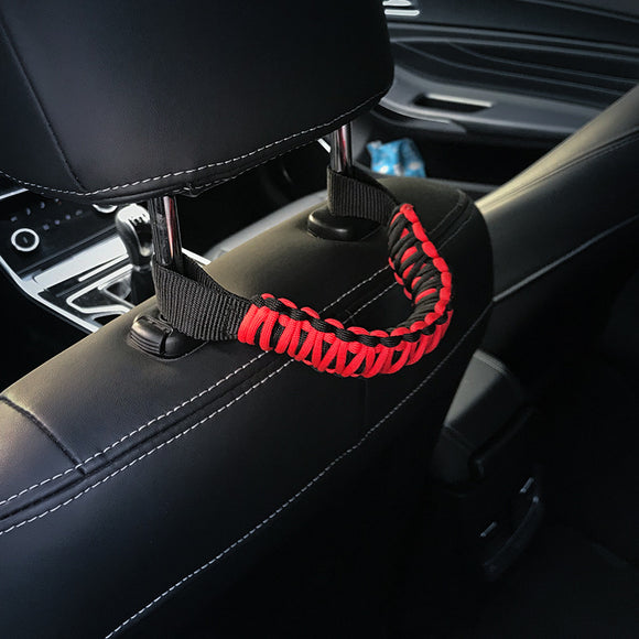 Manija de Asiento Trasero SUV - Asidero Reforzado con Cuerda Trenzada
