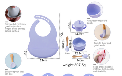 Babero Impermeable para Niños con Bolsillo Atrapa Migas - Image 6