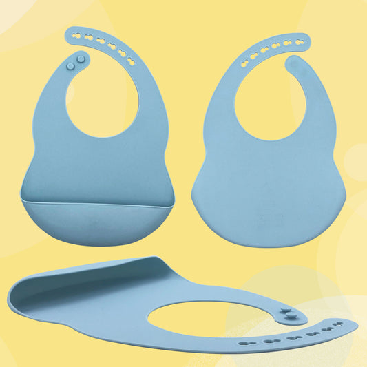 Babero Impermeable para Niños con Bolsillo Atrapa Migas - Image 2