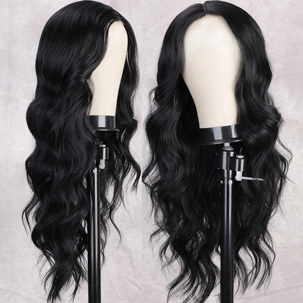 Peluca de Cabello Largo Rizado Estilo Europeo Americano para Mujeres - Image 3