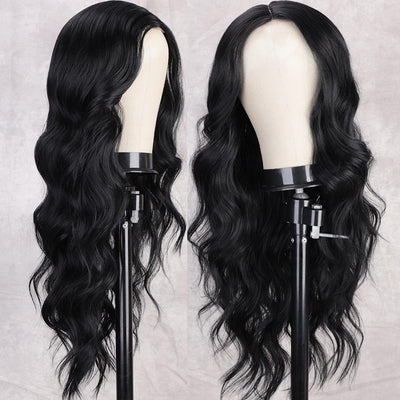 Peluca de Cabello Largo Rizado Estilo Europeo Americano para Mujeres - Image 3