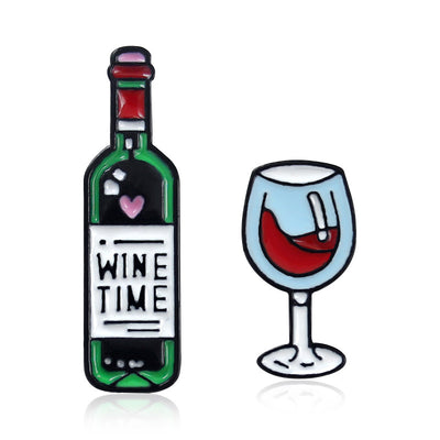 Broche de Botella de Vino Tinto con Efecto Goteo - Joyería Elegante - Image 10