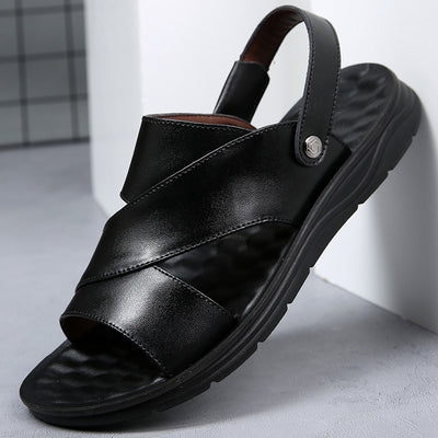 Sandalias Cómodas de Cuero para Adultos Mayores - Image 7