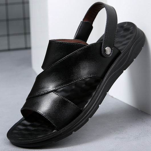 Sandalias Cómodas de Cuero para Adultos Mayores - Image 7