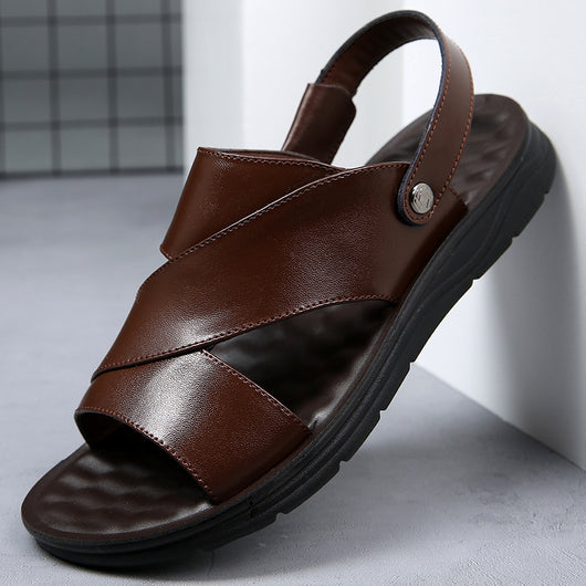 Sandalias Cómodas de Cuero para Adultos Mayores - Image 11
