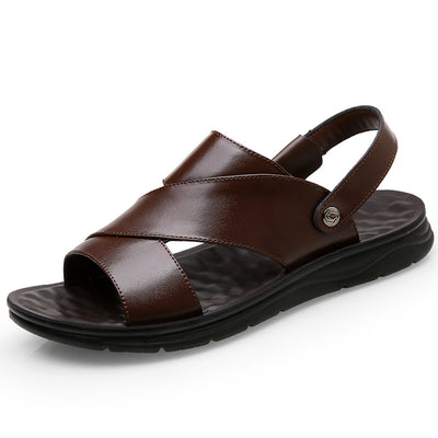 Sandalias Cómodas de Cuero para Adultos Mayores - Image 8
