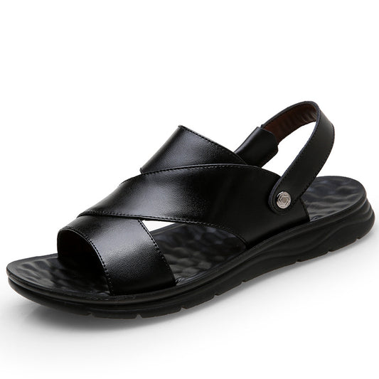 Sandalias Cómodas de Cuero para Adultos Mayores - Image 2
