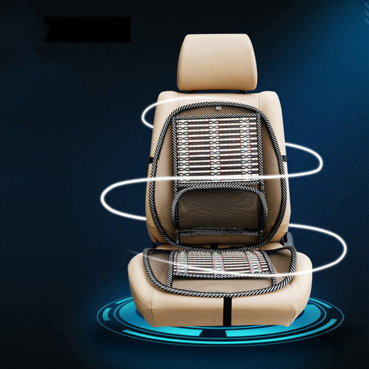 Cojín Refrigerante de Seda para Auto con Masaje y Soporte Lumbar - Image 7