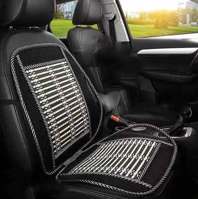 Cojín Refrigerante de Seda para Auto con Masaje y Soporte Lumbar - Image 5