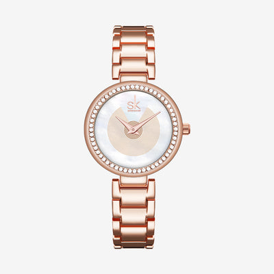 Reloj de Mujer con Banda de Acero Resistente al Agua - Diseño Diamante Moderno - Image 7