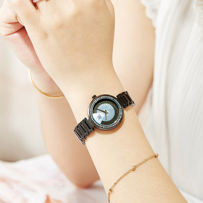 Reloj de Mujer con Banda de Acero Resistente al Agua - Diseño Diamante Moderno - Image 11