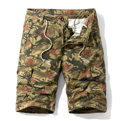 Pantalones Cargo Sueltos Camuflaje con Cinco Bolsillos y Pierna Recta - Image 7