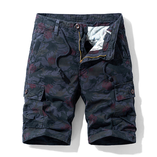 Pantalones Cargo Sueltos Camuflaje con Cinco Bolsillos y Pierna Recta - Image 10