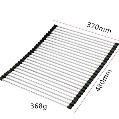 Escurridor Plegable de Acero Inoxidable para Fregadero - Image 39