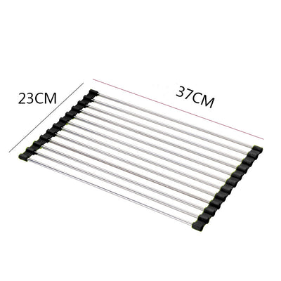 Escurridor Plegable de Acero Inoxidable para Fregadero - Image 40