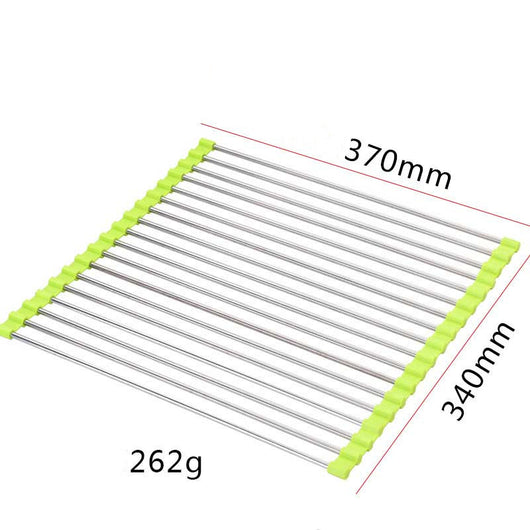 Escurridor Plegable de Acero Inoxidable para Fregadero - Image 42