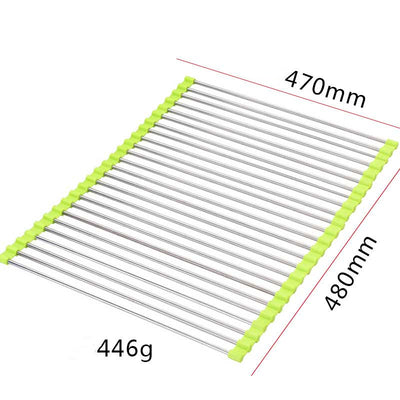 Escurridor Plegable de Acero Inoxidable para Fregadero - Image 44