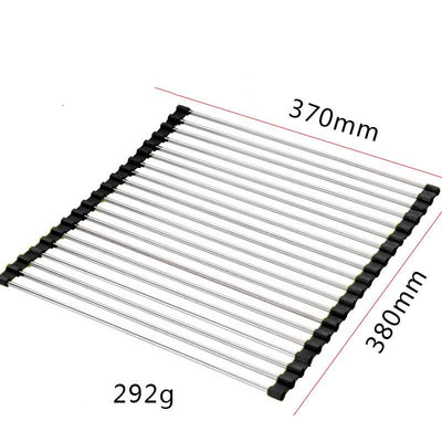 Escurridor Plegable de Acero Inoxidable para Fregadero - Image 49
