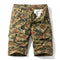 Pantalones Cargo Sueltos Camuflaje con Cinco Bolsillos y Pierna Recta
