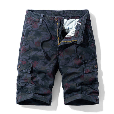 Pantalones Cargo Sueltos Camuflaje con Cinco Bolsillos y Pierna Recta - Image 5