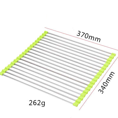 Escurridor Plegable de Acero Inoxidable para Fregadero - Image 7