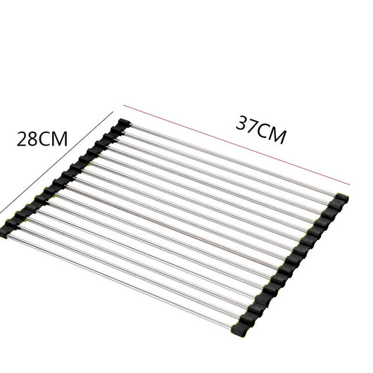 Escurridor Plegable de Acero Inoxidable para Fregadero - Image 13