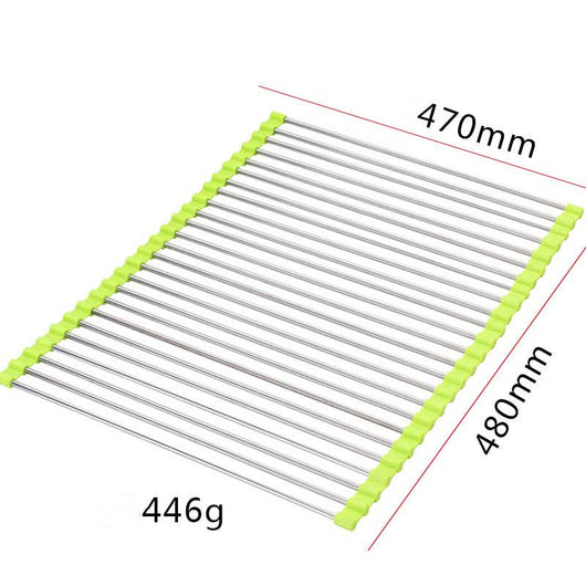 Escurridor Plegable de Acero Inoxidable para Fregadero - Image 15