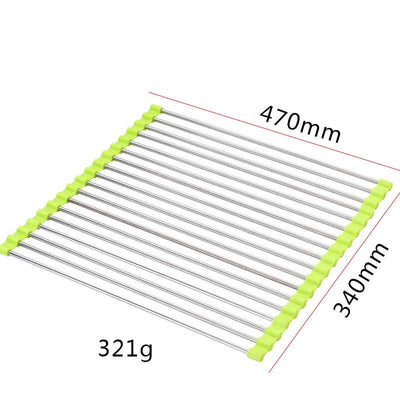 Escurridor Plegable de Acero Inoxidable para Fregadero - Image 20