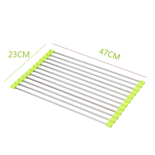 Escurridor Plegable de Acero Inoxidable para Fregadero - Image 21
