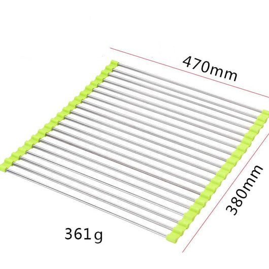 Escurridor Plegable de Acero Inoxidable para Fregadero - Image 22