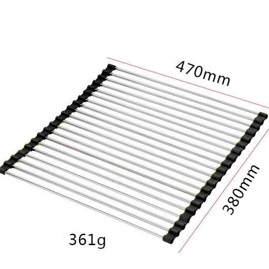 Escurridor Plegable de Acero Inoxidable para Fregadero - Image 25