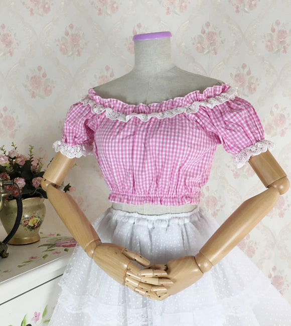 Blusa Básica de Manga Corta para Mujer