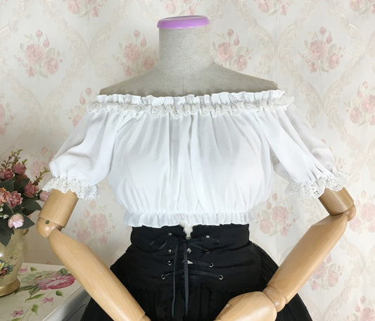Blusa Básica de Manga Corta para Mujer