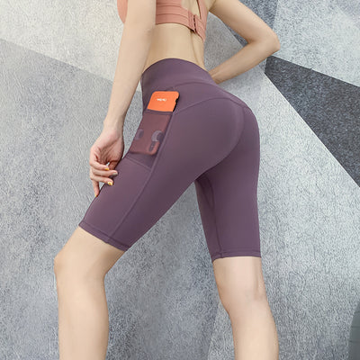 Pantalones Deportivos Levantacaderas de Cintura Alta - Yoga y Running - Image 4