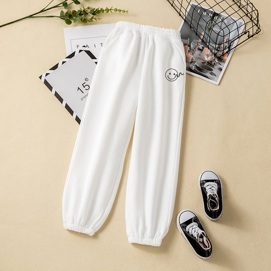 Pantalones Deportivos Sueltos Blancos para Niños - Comodidad de Verano - Image 11