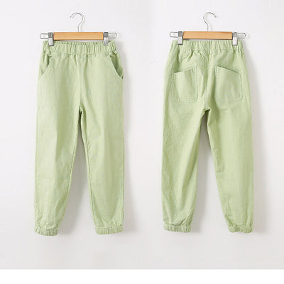 Pantalones Deportivos Sueltos Blancos para Niños - Comodidad de Verano - Image 12