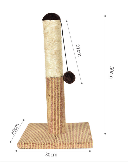 Torre Rascador para Gatos con Cuerda de Cáñamo y Bolas Interactivas - Image 5