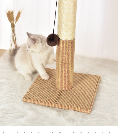 Torre Rascador para Gatos con Cuerda de Cáñamo y Bolas Interactivas - Image 7